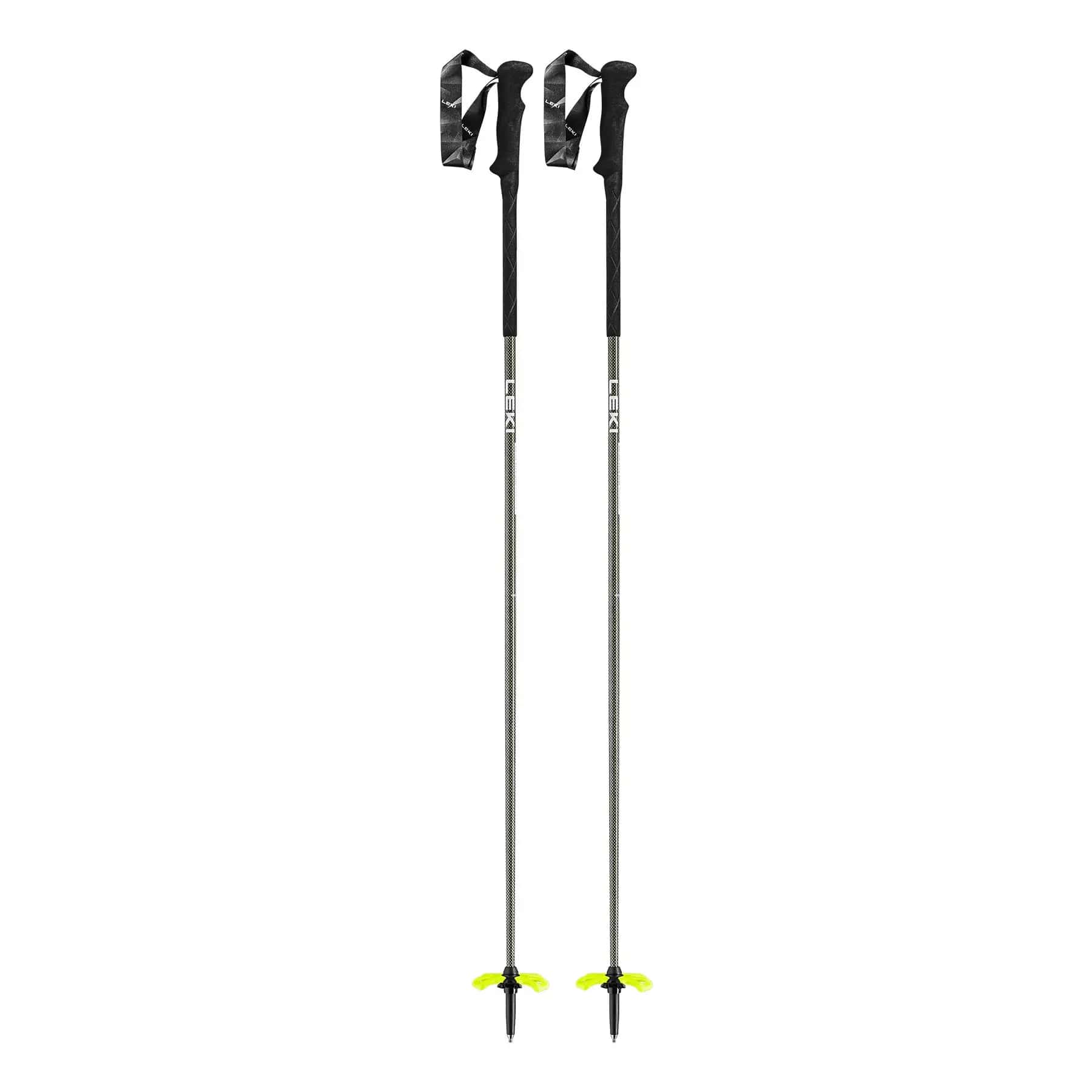 Bâtons De Ski Leki Detect S – Aluminium HTS 16 Mm, Poignée Trigger S ProG, Pour Randonnée En Montagne, Unisexe