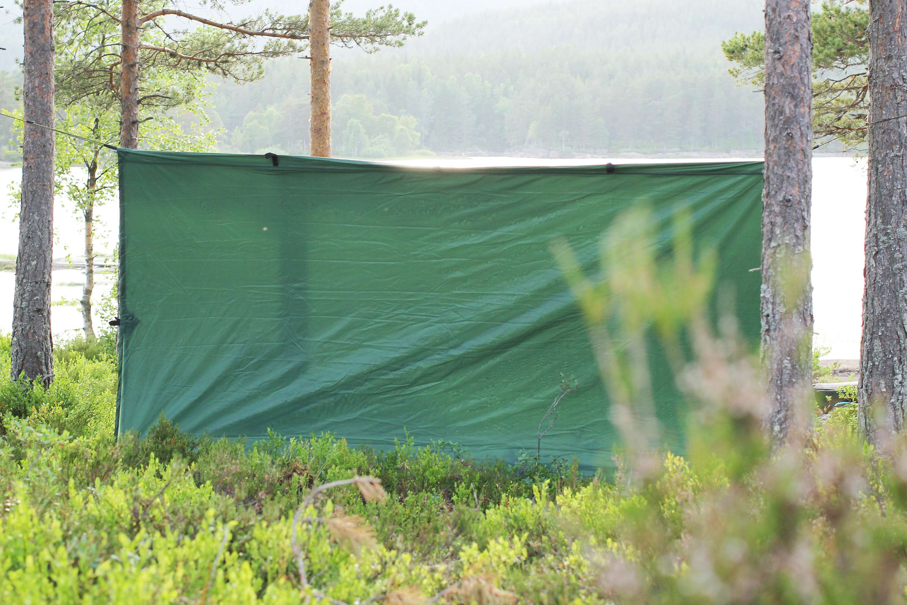 Eagle Products Tarp / Gapahuk med 4 stk barduner Unisex