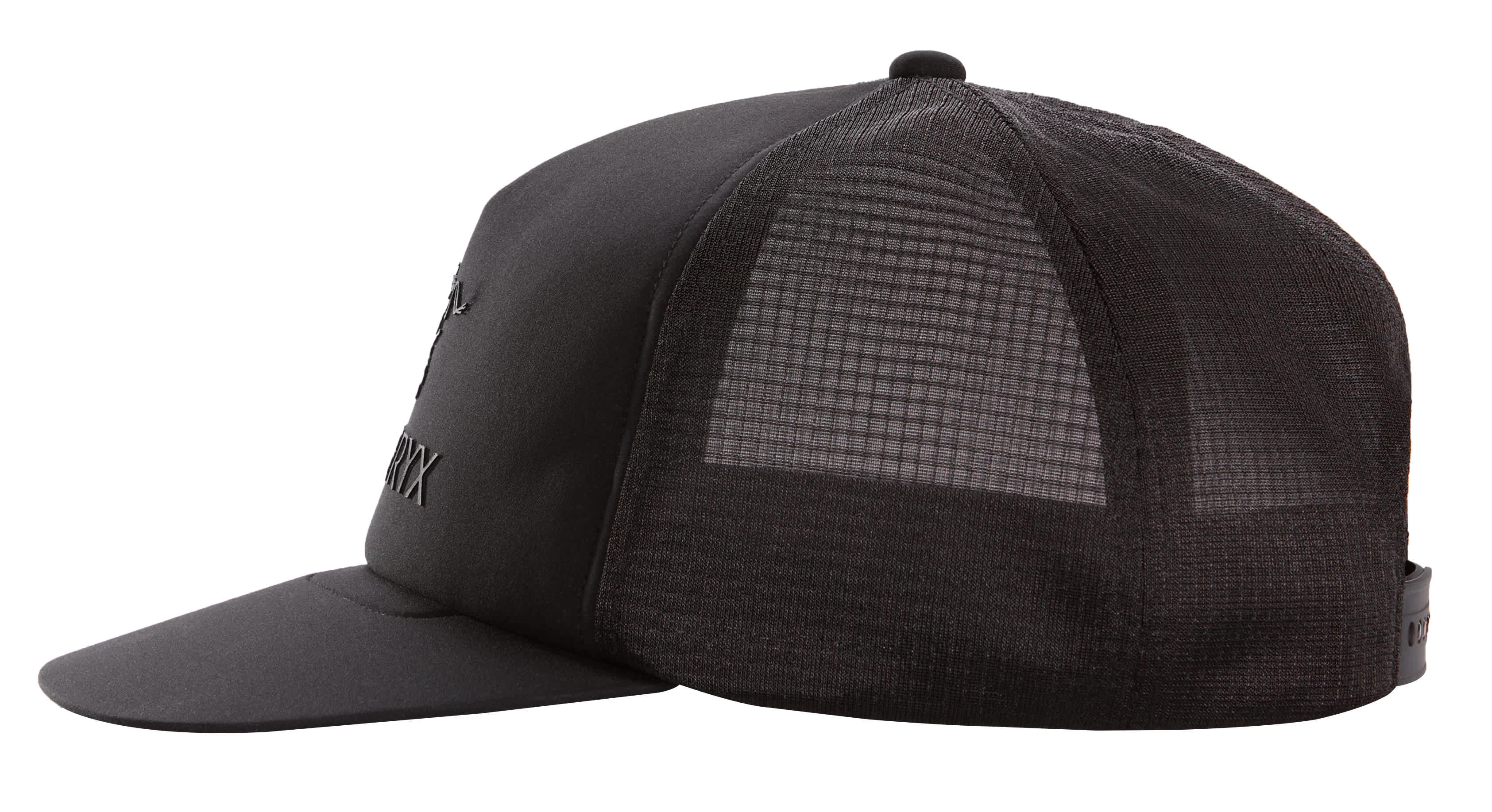 【即完品】ARC'TERYX Logo Trucker Flat Black Arc'teryx Logo Trucker Flat Hat | Headwear NZ | Clothing