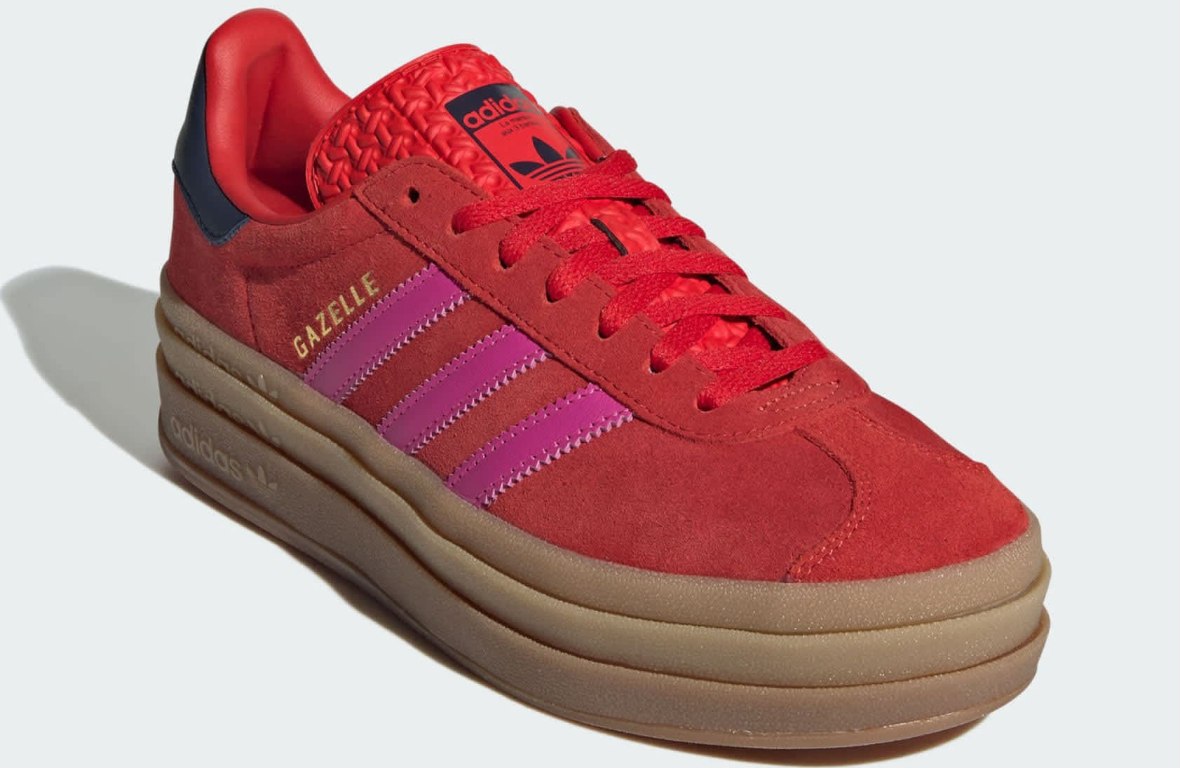 adidas gazelle silver green womens Gazelle Bold W main image 1