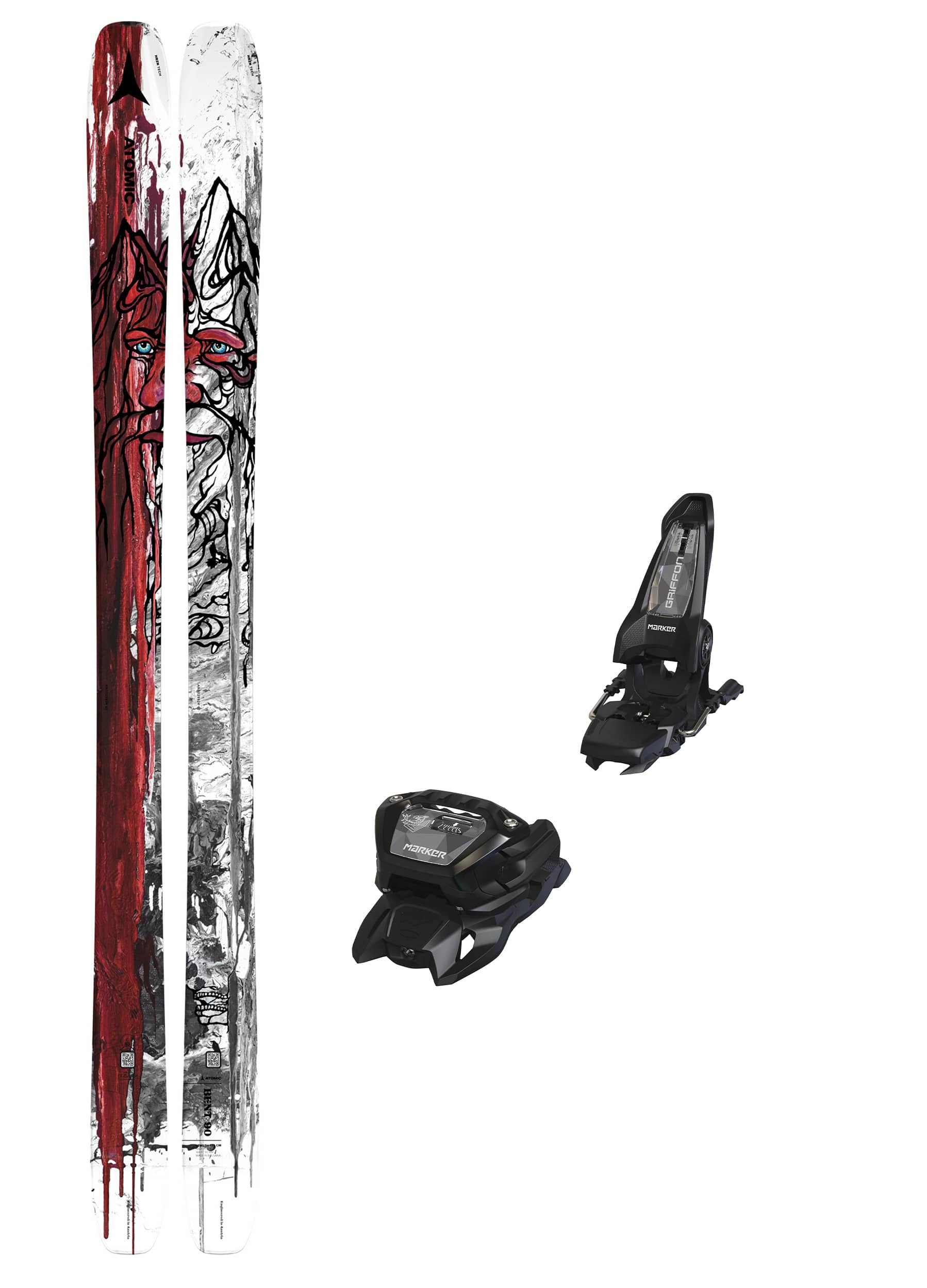 Atomic Bent 90 med Marker Griffon 13 Unisex