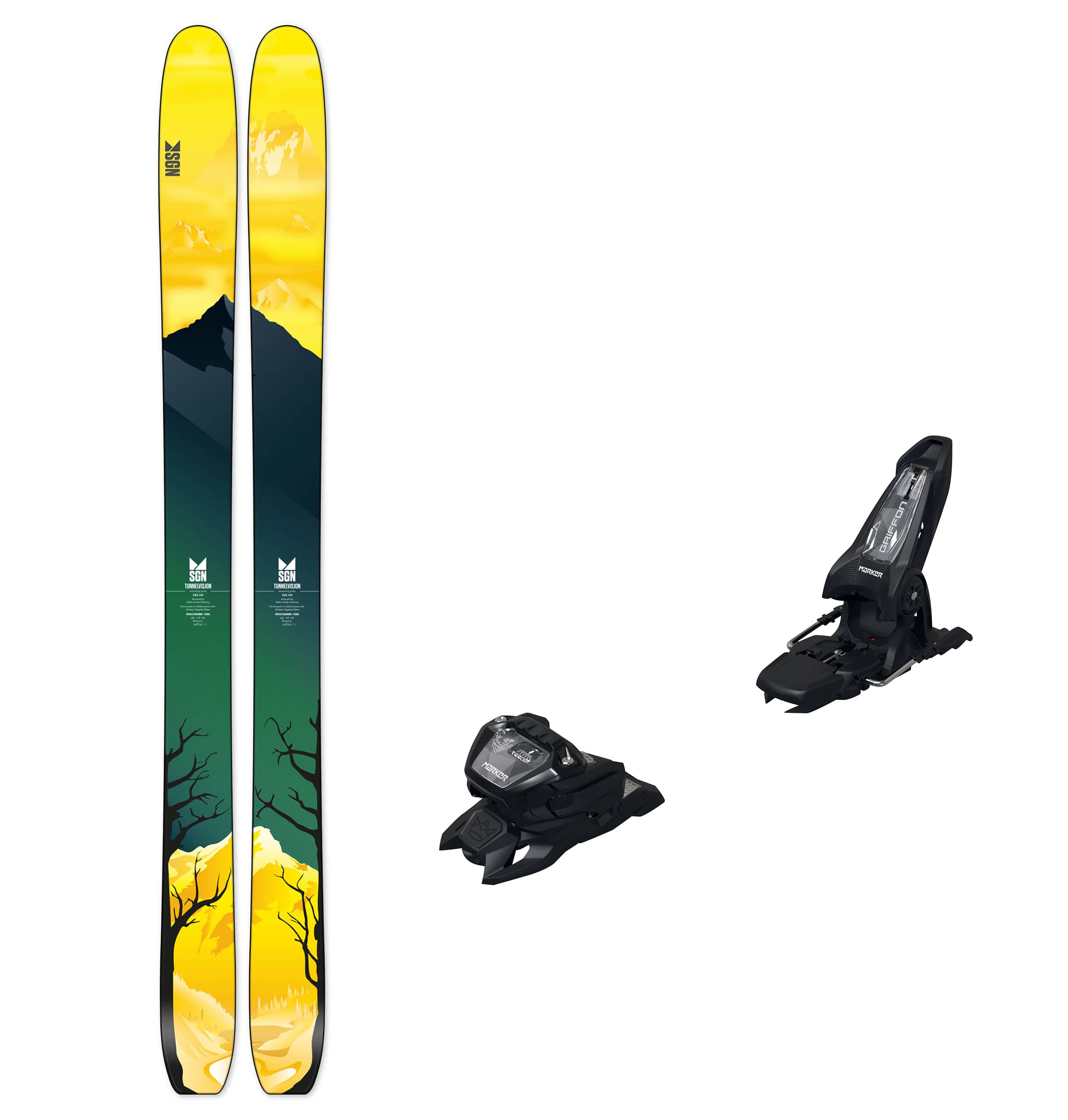 SGN tunnelvisjon 193cm Tunnelvisjon Yellow SGN tunnelvisjon 193cm