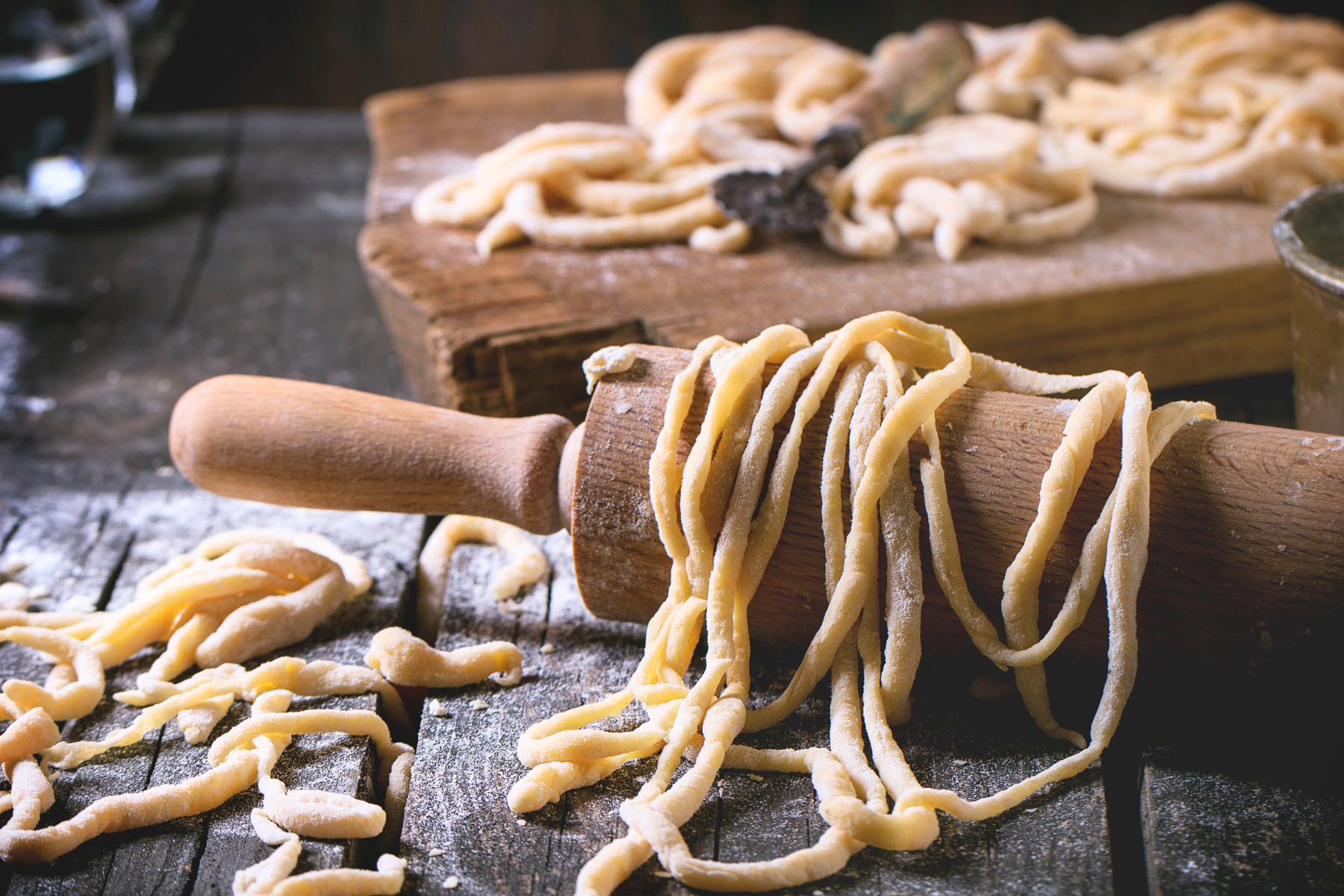 Freshly made pasta