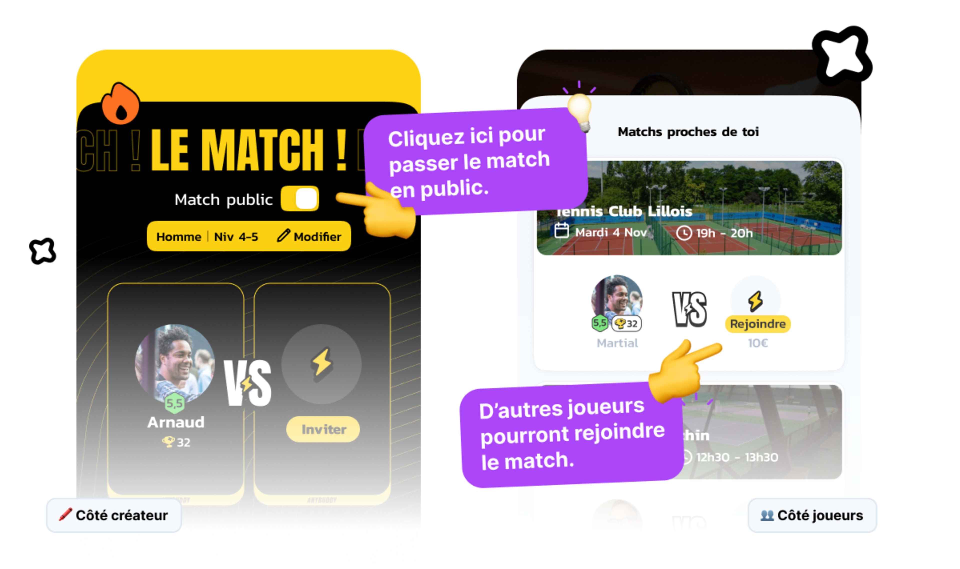 Match publics partnenaires