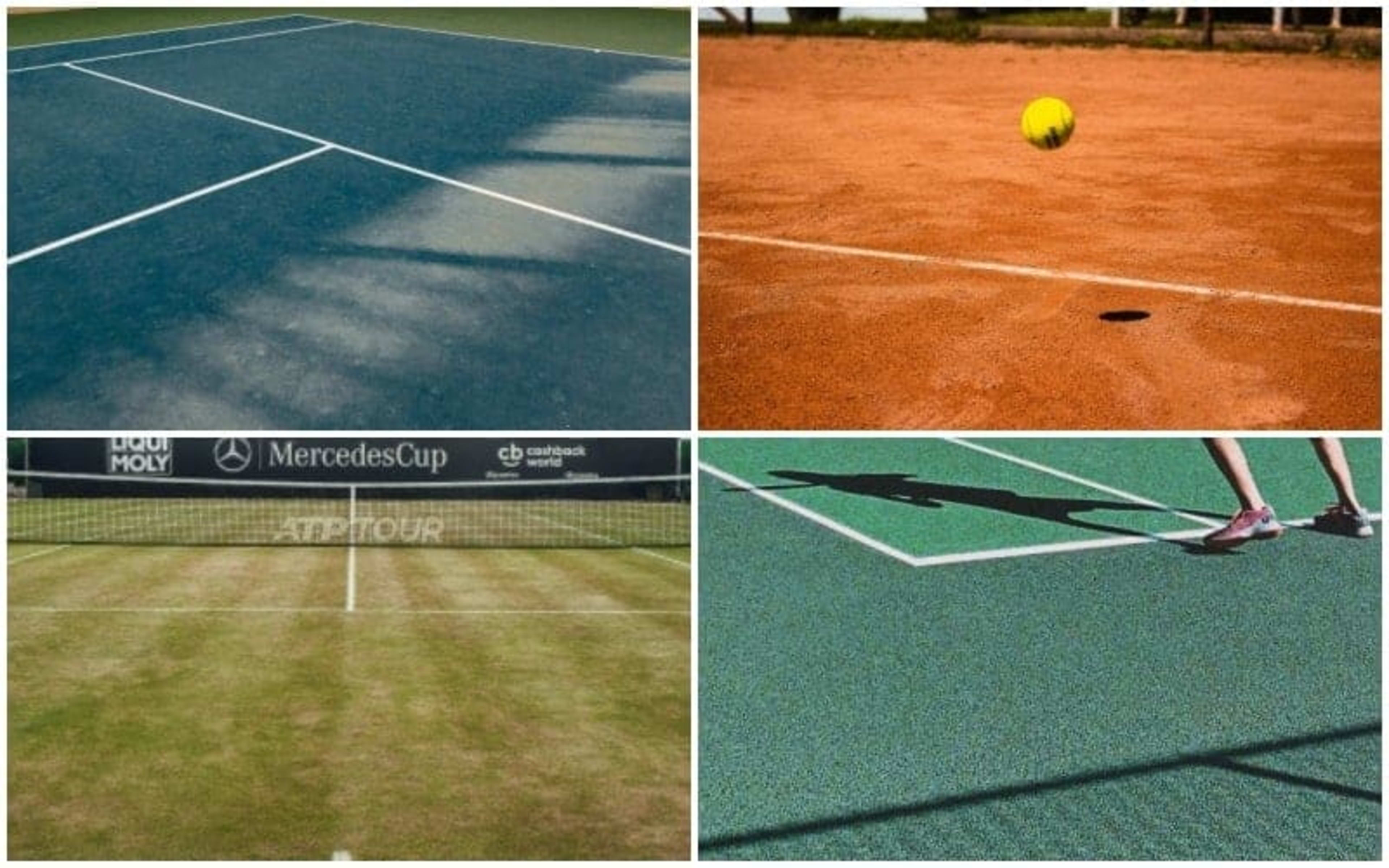 Les différents types de surfaces de jeu en tennis