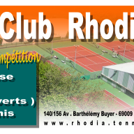 Terrain Tennis Club Rhodia Vaise à Lyon