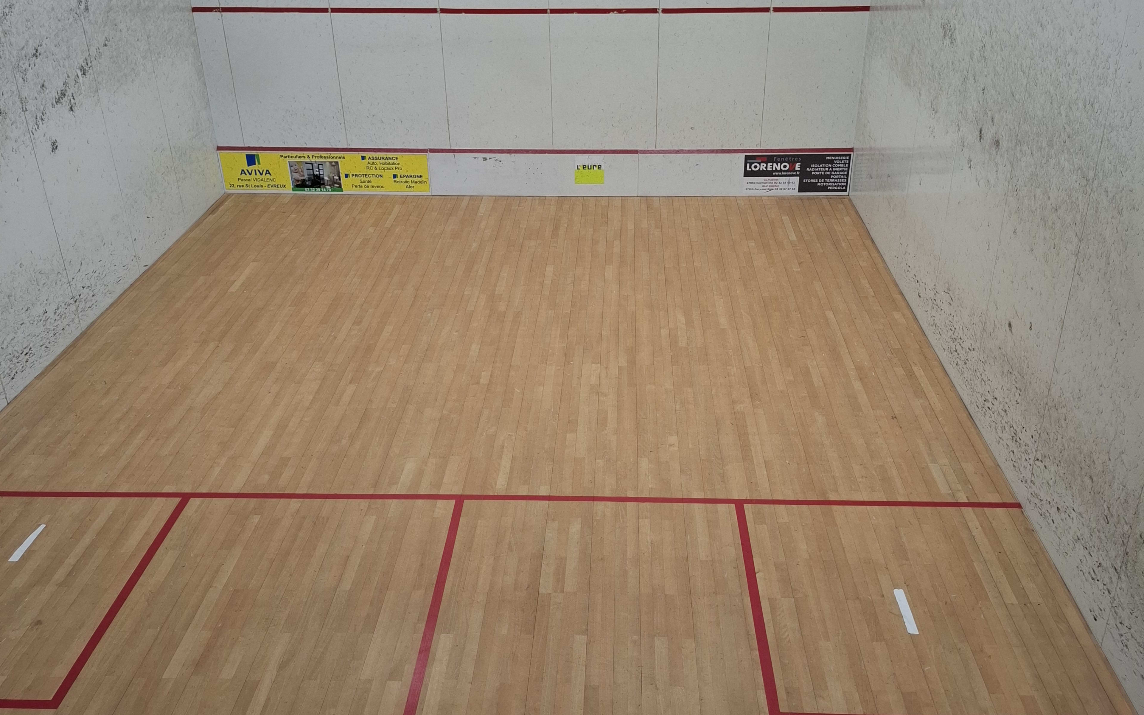 Terrain EAC Squash Evreux à Saint-Martin-de-la-Lieue