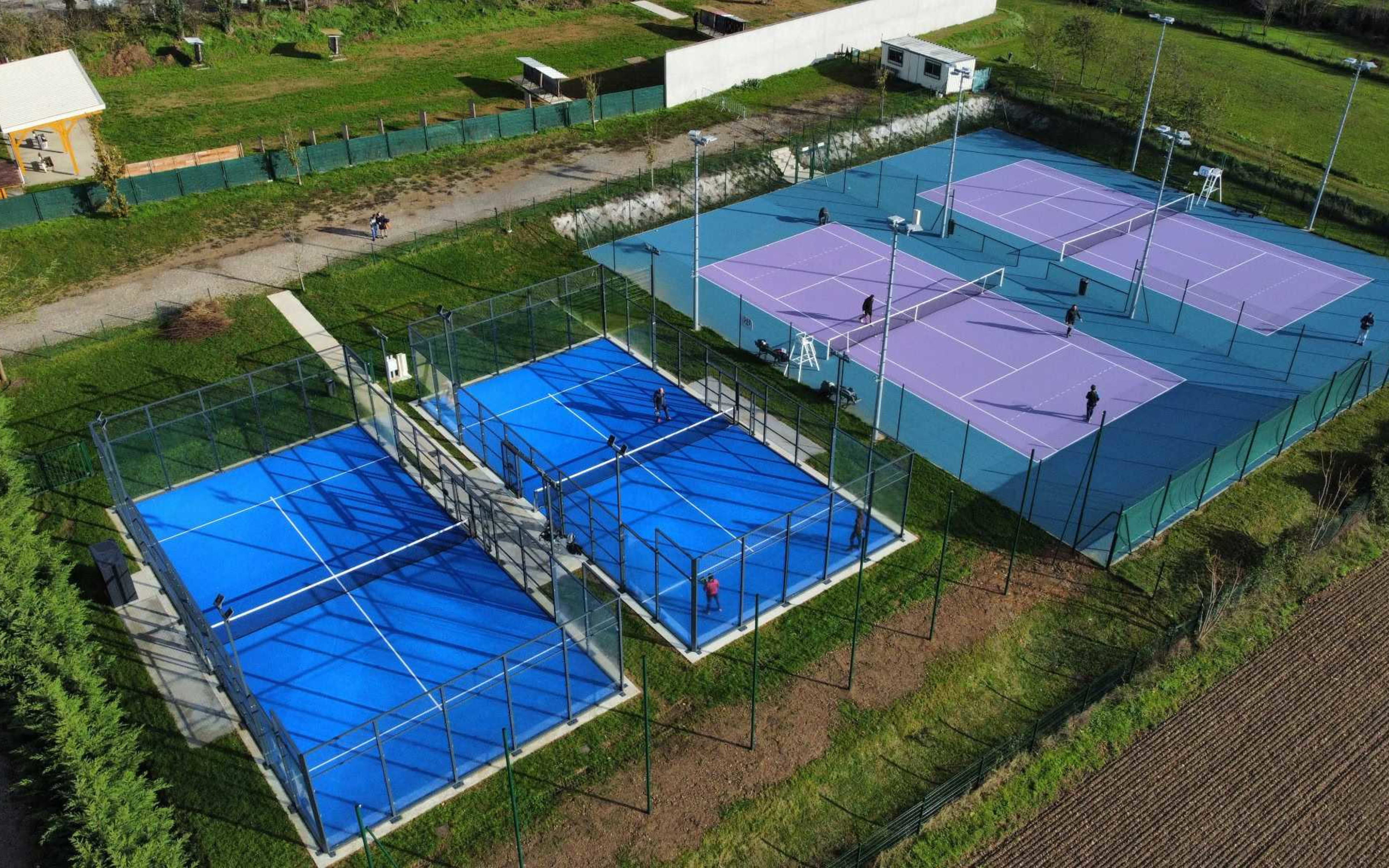 Terrain Tennis Club Caluire à Saint-André-de-Bâgé