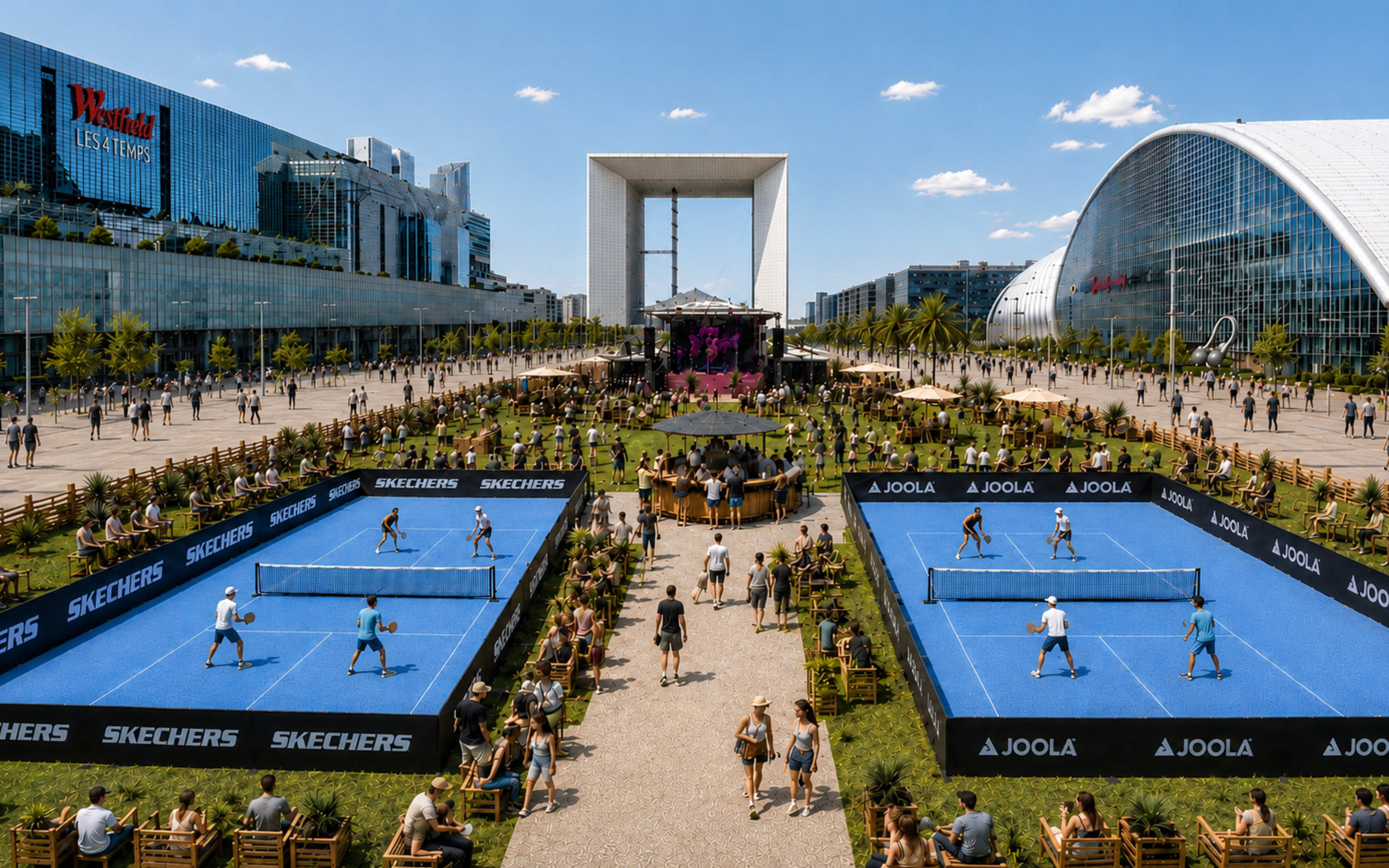 Terrain Pickleball Paris La Défense à Paris