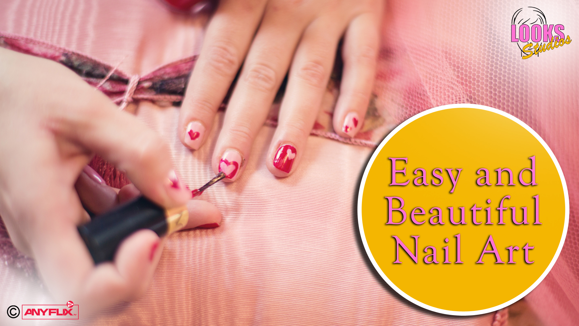 Easy and Beautiful Nail Art Painting | Looks Studios