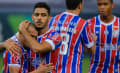 Bahia x Náutico pela série B do Brasileirão
