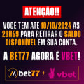 Bet77 Transfere Operações para Vbet e Oferece Bônus de 100% aos Usuários