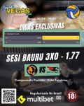 Dica Sorocaba x Sesi Bauru - Paulista 30/09