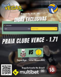 Dica de Aposta Sesi x Praia Clube – Palpite Superliga Vôlei Masculino 17/11