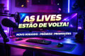 BrasilVegas está de volta com as lives! Nova grade, prêmios grátis e novidades