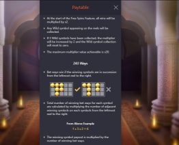 Ganesha Gold - Paytable