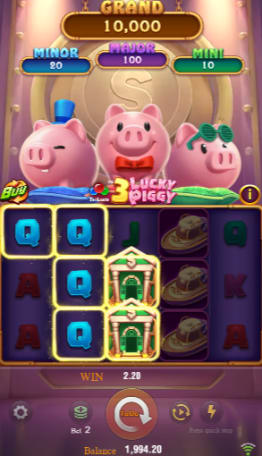 3 Lucky Piggy