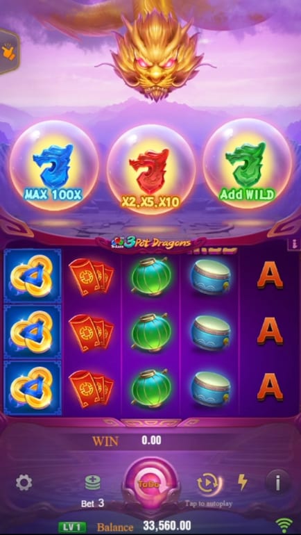 3 Pot Dragons