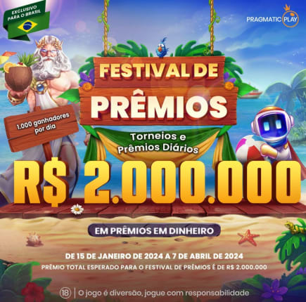 Festival de Prêmios da Pragmatic Play: R$2 Milhões em Prêmios, Exclusivo para o Brasil!