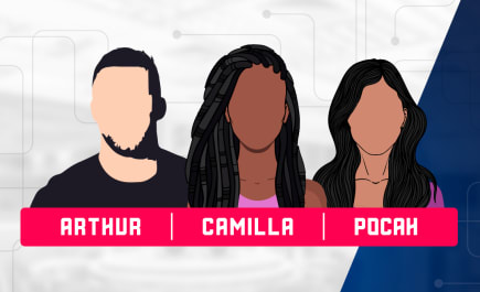 Paredão BBB com Arthur, Camilla e Pocah