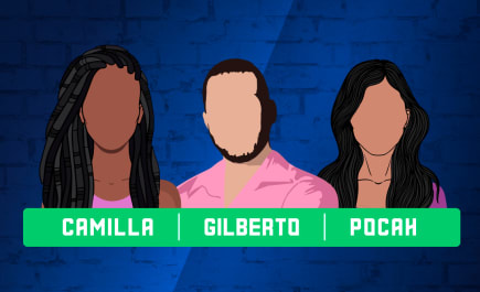 Paredão BBB com Camilla, Gilberto e Pocah