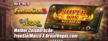 Torneio GRÁTIS com R$1.350 em prêmios para os melhores colocados - Fortune Gems 2