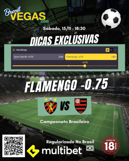 Dica de Aposta Sport x Flamengo – Palpite Campeonato Brasileiro 15/11