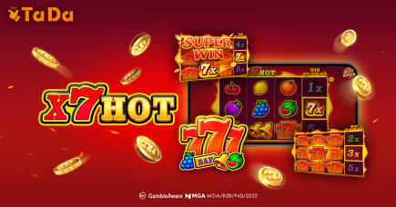 Slot clássico ganha reforço com rolo multiplicador em X7 Hot da TaDa Gaming SLUG: