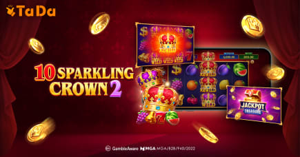 Série 10 Sparkling Crown ganha nova edição com jackpots e wilds expansivos