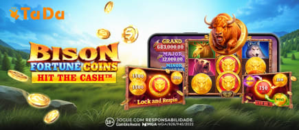 Bison Fortune Coins leva a série Hit the Cash™ da TaDa Gaming para as planícies americanas