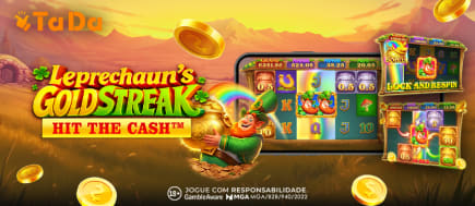 Leprechaun’s Gold Streak aposta em coleta de prêmios e jackpots em novo slot da TaDa Gaming