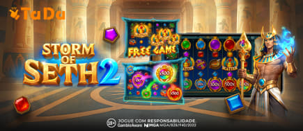 Storm of Seth 2 amplia multiplicadores e potencial de ganhos em novo slot da TaDa