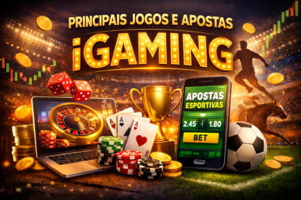 Principais jogos e apostas - Apostas esportivas, cassinos online e poker lideram modalidades do iGaming