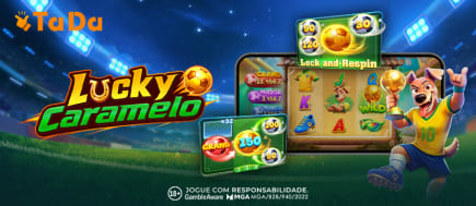 TaDa lança Lucky Caramelo com tema de futebol e mecânicas de moedas