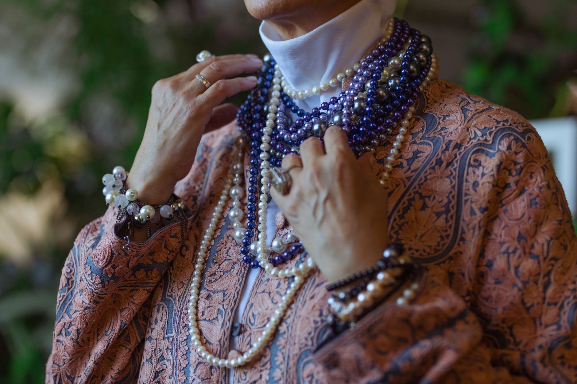Adorned with Pearls & Diamonds