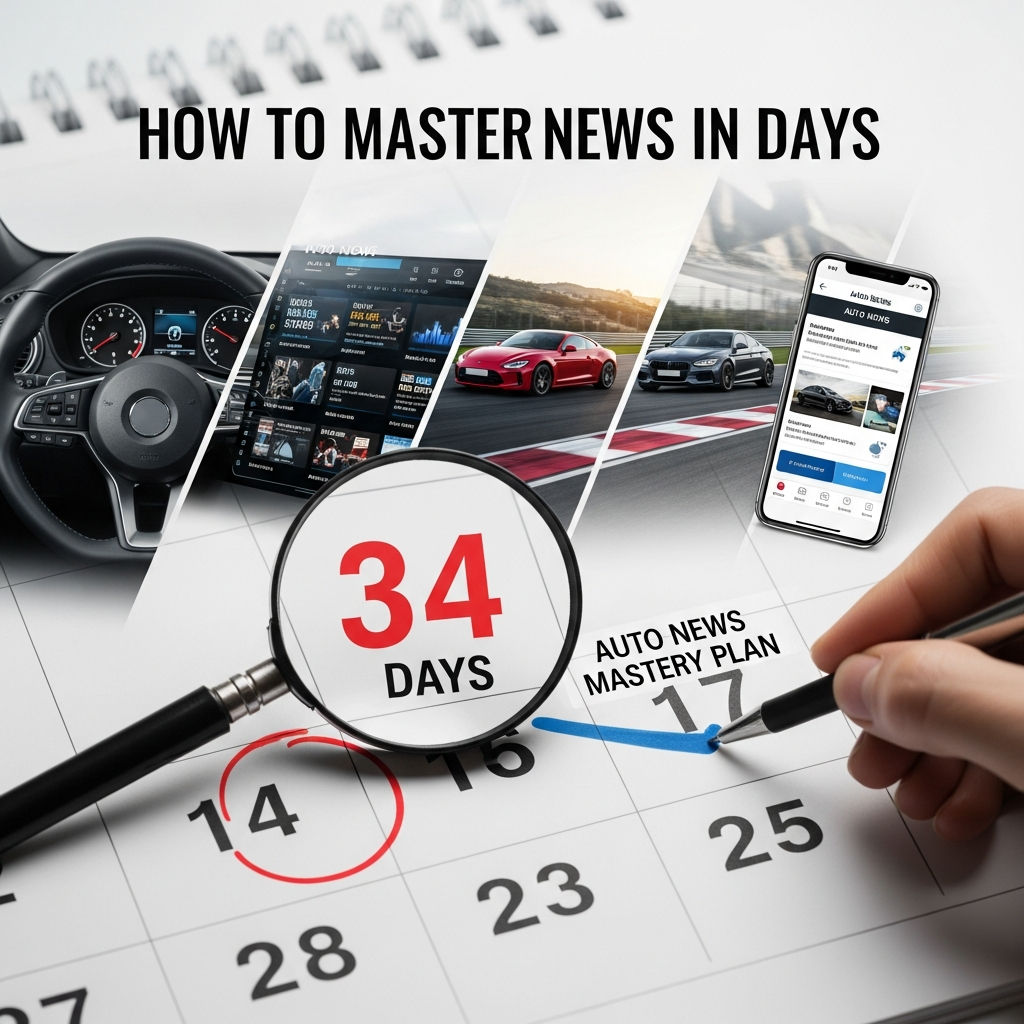 How to Master Auto News in 34 Days: A Comprehensive Guide