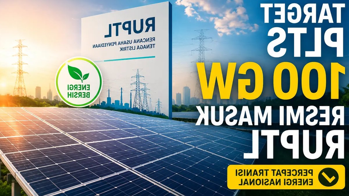 Target PLTS 100 GW Ditegaskan KESDM - plts 100 gw