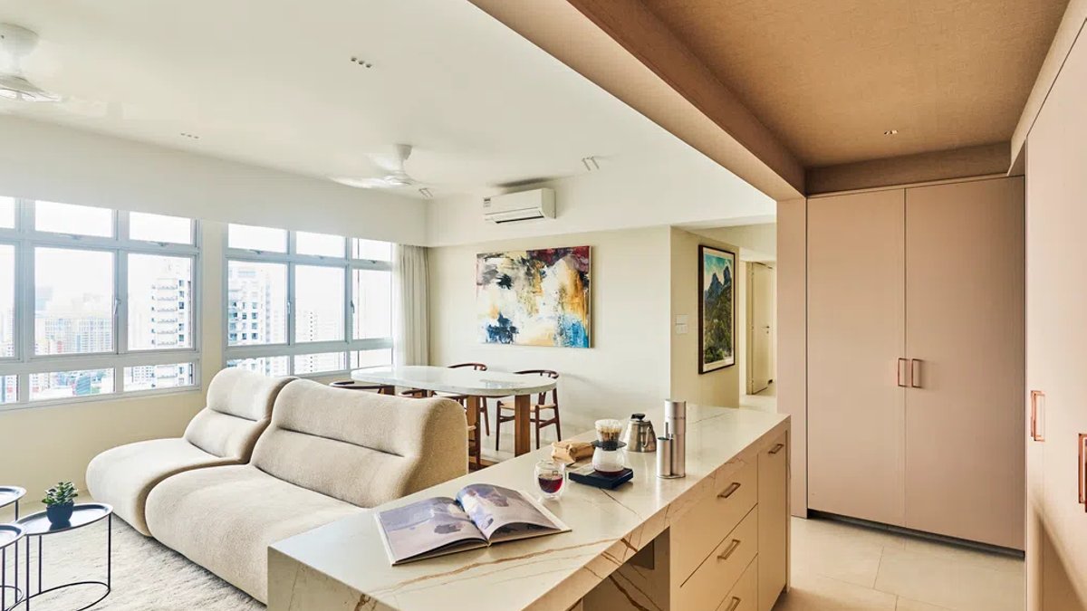 Sisters spend 170000 on HDB makeover Sisters spend 170000 on HDB makeover - hdb makeover