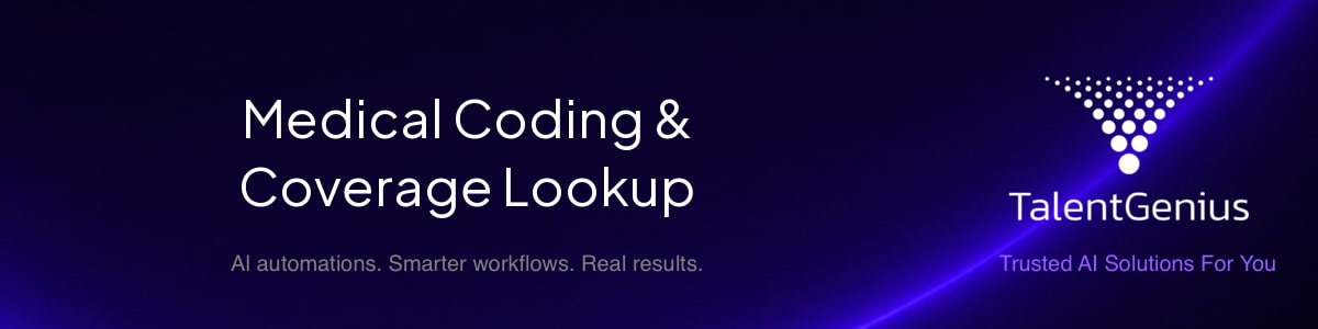 Medical Coding & Coverage Lookup banner