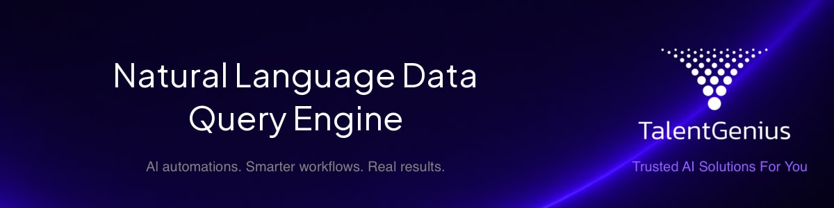 Natural Language Data Query Engine banner