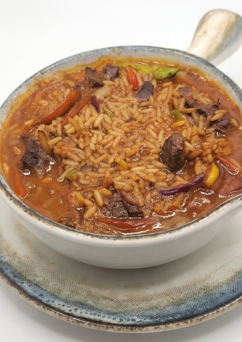 Orzo and liver tagine at Apri