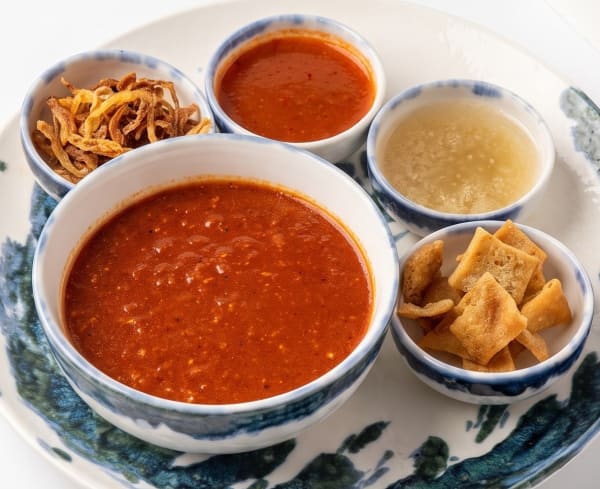 Koshari salsa at Apri