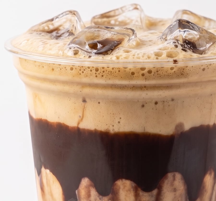Ice mocha frappe at Apri