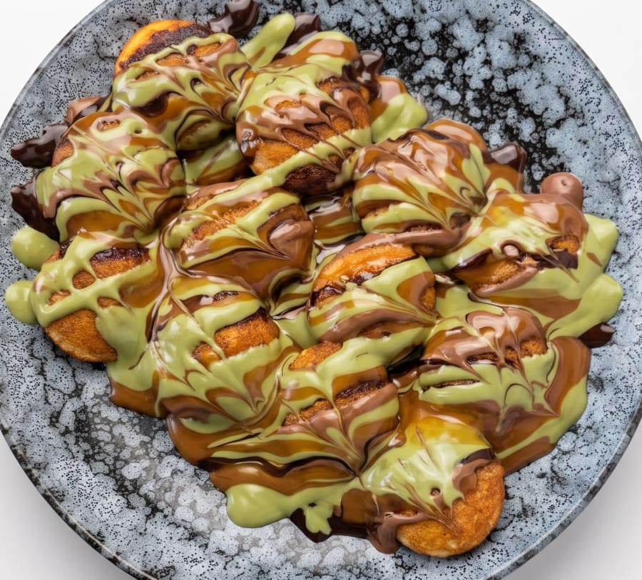 Mini pancakes at Apri
