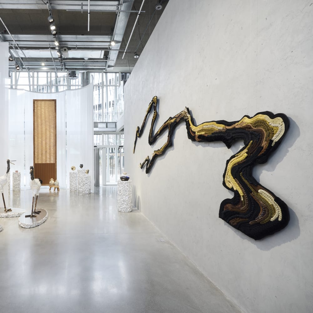 Vue d'exposition de Beyond our Horizons   section Terre 2 (c) le19M Photo Valentin FOUGERAY   fin des droits 30 janvier 2031