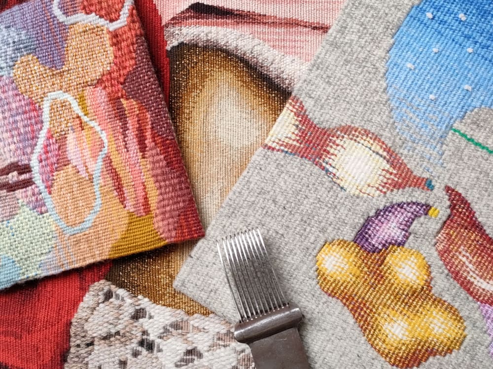 Stage de tapisserie par Olivia Géraud au 19M avec Paris Ateliers