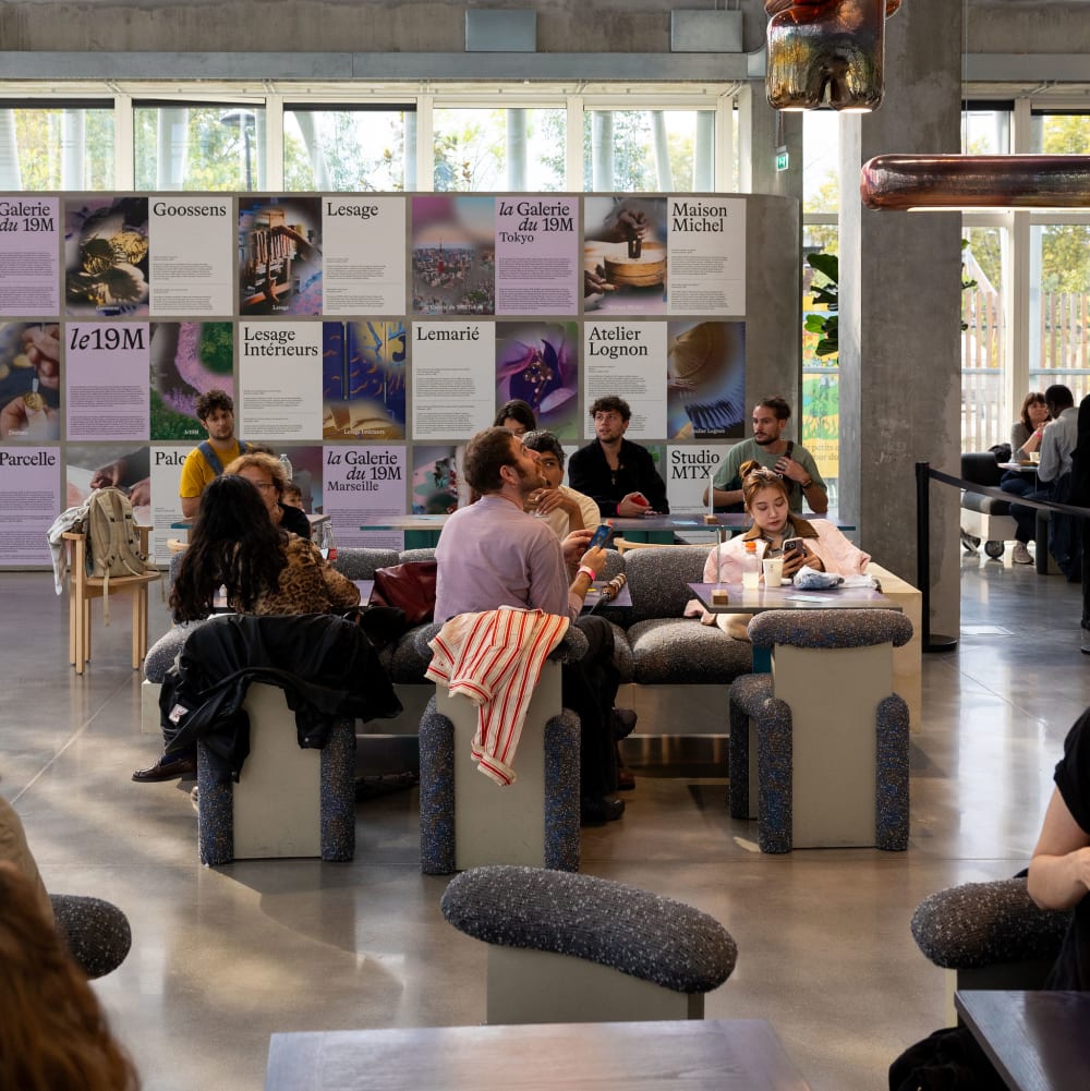 Espace d'accueil de la Galerie du 19M
