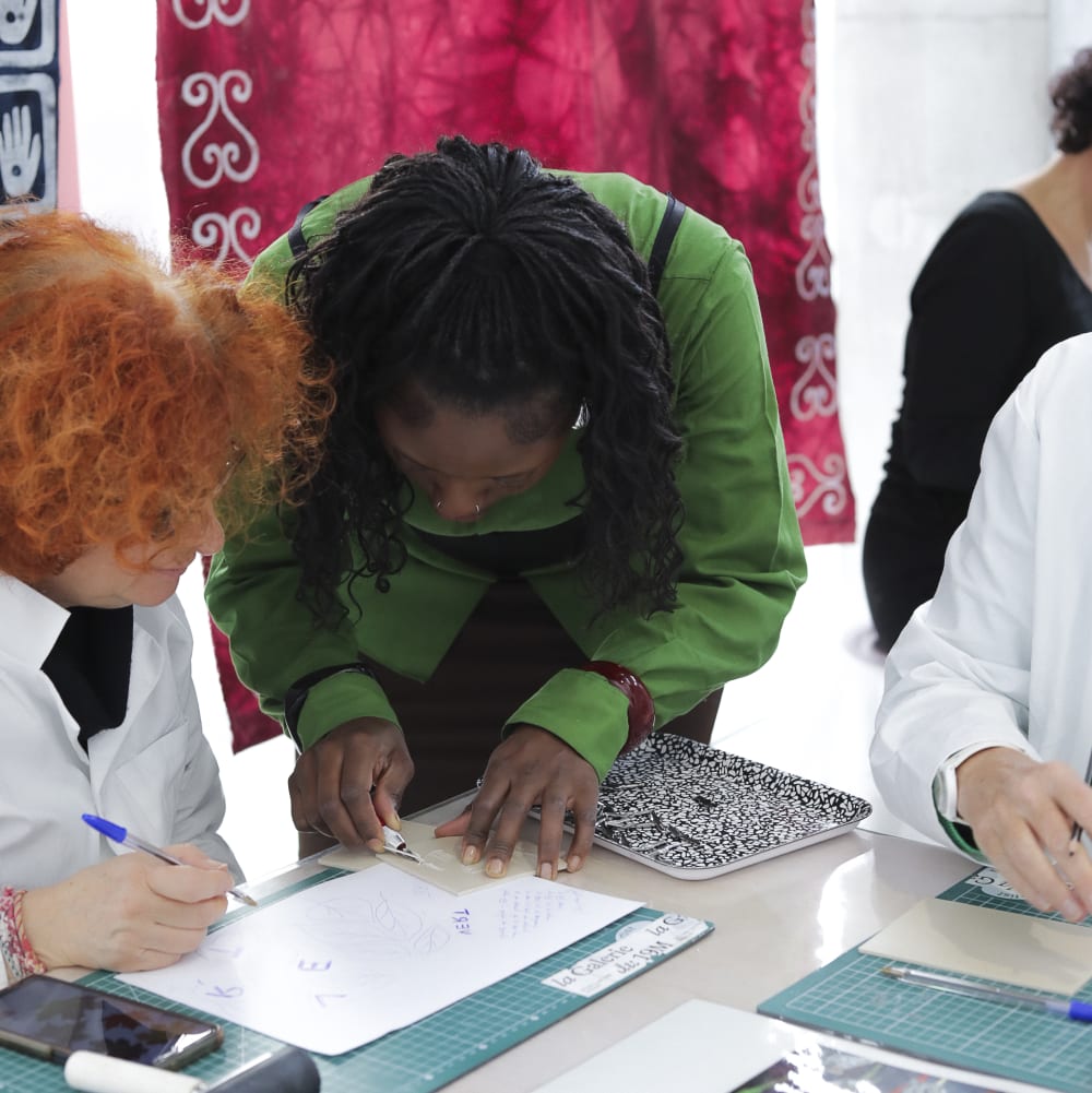 Atelier avec Attandi Trawalley