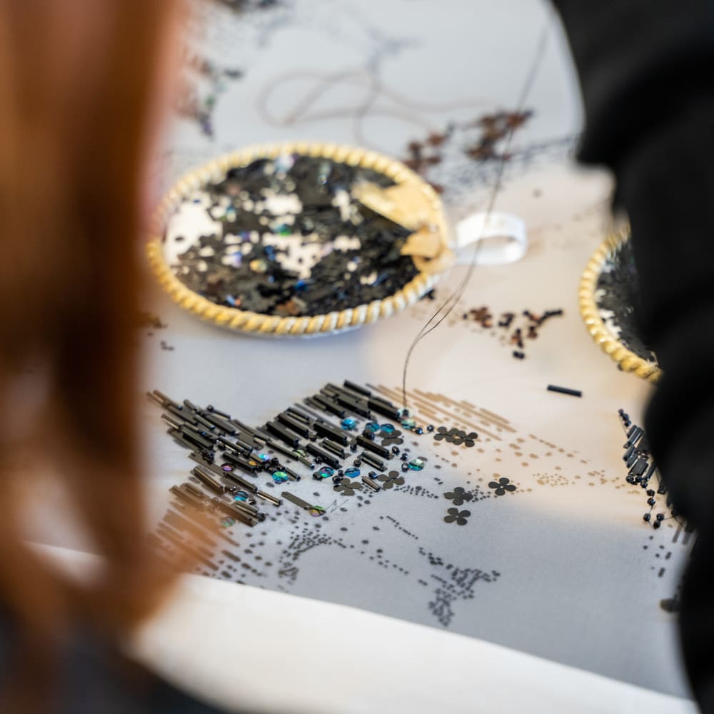 Atelier Murmuration à la Galerie du 19M Marseille 4 (c) Ismaël Bazri