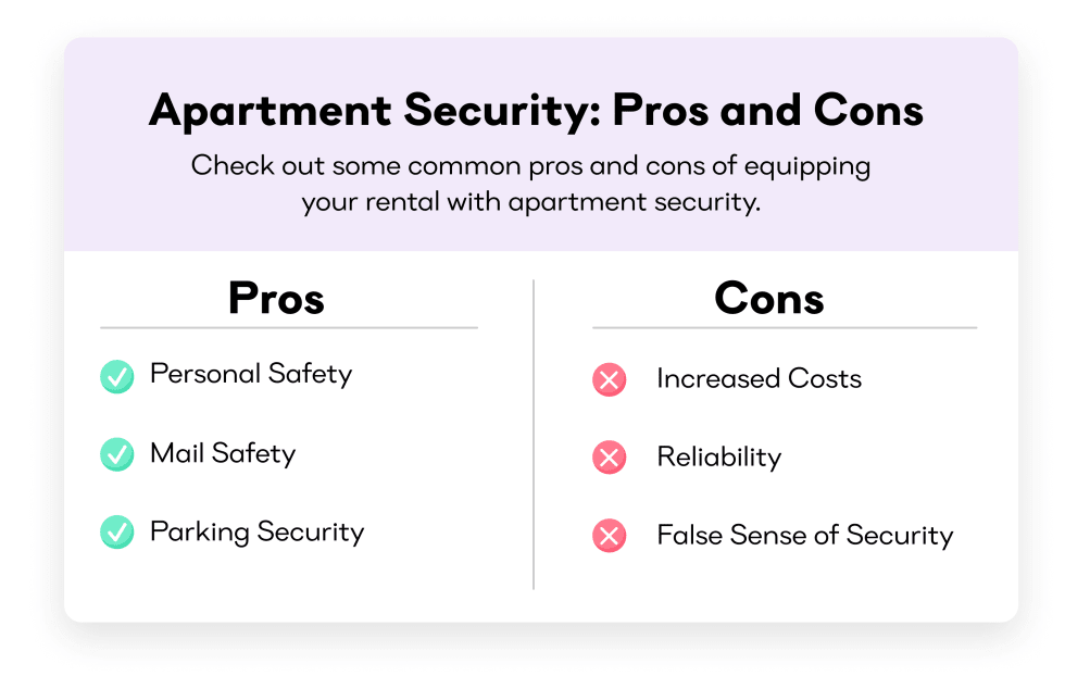 Apartment Security Pros and Cons